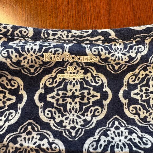 Kim Rogers Top Size 3X - Picture 2 of 5